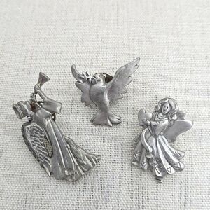 Lindsay Claire Pewter Lapel Pins